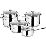 set posod Smart, 9kos, indukcija, inox