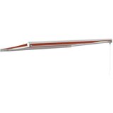  Tenda na uvlačenje narančasto-smeđa 4 5x3 m tkanina i aluminij | shoptok.hr