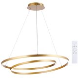  Brilagi-LED prigušiva luster na sajli TWISTER LED/105W/230V prečnik 100 cm zlatan + daljinski upravljač | Eponuda.com