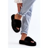 Boto Women's Furry Slippers Black Biella | shoptok.hr
