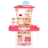 ECO TOYS Dečija kuhinja sa zvukom, LED svetlom, sudoperom i 10 dodataka roze ECOTOYS | ePonuda.com