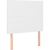  s oprugama i madracem bijeli 90 x 200 cm od umjetne kože | shoptok.hr