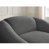 Bobochic Paris Siv fotelj iz tkanine bouclé Tina – | Shoptok.si