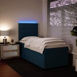 Box spring krevet s madracem plavi 80 x 200 cm baršunasti | shoptok.hr