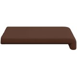  Jastučić za klupu 2 kom. Umjetna koža Smeđa Dubina 35 cm | shoptok.hr