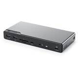ALOGIC 14-in-1 USB-C PD DV4 Quad Display Docking Station Space Gr ALOGIC 14-in-1 USB-C PD DV4 Quad Display Docking Station Space Gr Slike