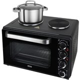 Silva KK3200 Mali kuhinjski set - 30 W, pecnica litara, 3200 2 ploce za okretni kuhanje, ražanj, ventilator. | shoptok.hr
