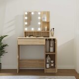  Toaletni stolić LED boja hrasta sonome 86,5 x 35 x 136 cm | shoptok.hr