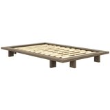 Karup Design Rjava postelja iz masivnega bora z letvenim dnom 120x200 cm Japan – | Shoptok.si