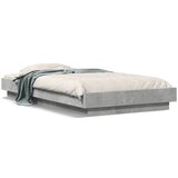  Okvir kreveta s LED svjetlima 75x190 cm od konstruiranog drva | shoptok.hr