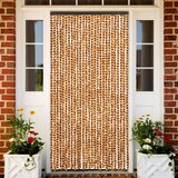  Zastor protiv muha oker-bijeli 90 x 200 cm od šenila | Eponuda.com