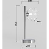 ONLI - Stona lampa KIMBERLY 1xG9/6W/230V 35 cm sjajni hrom | Eponuda.com