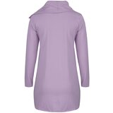 Pri Thin long sweatshirt with a diagonal zipper and a BEATA neck warmer | Shoptok.si