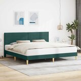  Krevetna konstrukcija Tamnozelena 180 x 200 cm Tkanina | shoptok.hr