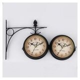  Retoo O640 dvostrani zidni retro ura Grand Central 24 cm | Shoptok.si