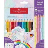 Faber-Castell Faber-Castell: 24-dijelni GRIP set olovaka u boji sa 6 pastelnih boja | shoptok.hr