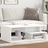  Stolić za kavu bijeli 102 x 55 x 35 cm od konstruiranog drva | shoptok.hr