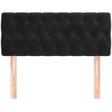  Uzglavlje crno 100x7x78/88 cm baršunasto | shoptok.hr