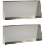  Zid za zadržavanje 2 kom. 100 x 12 x 30 cm Nehrđajući čelik | shoptok.hr