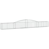  Lučne gabionske košare 10 kom 400x30x40/60 cm pocinčano željezo | shoptok.hr