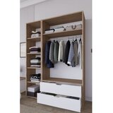 Hanah home ormar braon - bele boje nisan 1600 019 | ePonuda.com