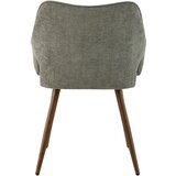 MID.YOU NASLANJAČ, les, kovina, tekstil siva | Shoptok.si