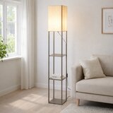  Brilagi - Stojeća lampa sa policama GRADUS 1xE27/40W/230V 150 cm siva/bež | Eponuda.com