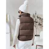 DStreet Kamizelka damska pikowana URBANELLE ciemnobeżowa | Shoptok.si