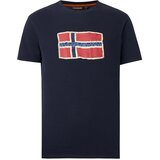 Napapijri Majica 'MAHSA' morsko plava / crvena / bijela Cijene