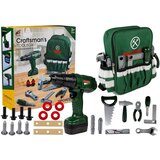  Otroški set orodja z aku vrtalnikom in nahrbtnikom Craft - zelena | Shoptok.si