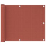vidaXL Balkonsko platno terakota 75x300 cm HDPE Cene