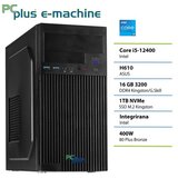 PCPLUS e-machine i5 12400 16GB 1TB SSD namizni računalnik | Shoptok.si