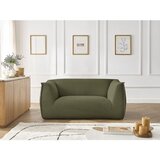 Bobochic Paris Zelena sedežna garnitura iz rebrastega žameta 170 cm Giorgia – | Shoptok.si