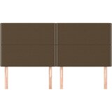  Uzglavlje tamnosmeđe 180x5x118/128 cm tkanina | shoptok.hr