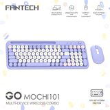 Fantech Combo miš tastatura wireless WK-899 GO mochi101 ljubičasta Cene