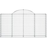  Lučne gabionske košare 25kom 200x30x100/120cm pocinčano željezo | shoptok.hr