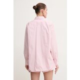 Lacoste Srajce & Bluze LONG SLEEVED SHIRT Rožnata | Shoptok.si