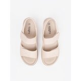 GOODIN Light beige women's Velcro sandals | Shoptok.si