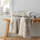 Catherine Lansfield Siva deka od umjetnog krzna 130x170 cm Arctic Fox – Cijene