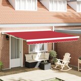 vidaXL Zamenjava tenda za okvir 4x3.5 m Rdeča Cene