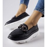 Gemre Black moccasins with chain Vinceza | Shoptok.si