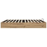  Otoman krevet Umjetnička hrastovina 193 x 120 x 25 cm - hrast artisan 160 x 200 cm | shoptok.hr
