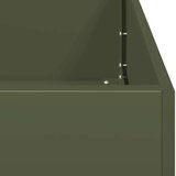 vidaXL Sadilnik Olive Green 40x40x80 cm Hladno valjano jeklo | Shoptok.si