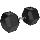  HEX gumom obložena bučica od lijevanog željeza 37,5 kg REBEL ACTIVE Cijene