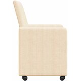 Blagovačke stolice s kotačima 2 pcs Krema 57 x 66 x 94 cm | shoptok.hr