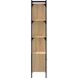  Regal za knjige s vratima boja hrasta 44,5x30x154,5 cm drveni | Eponuda.ba