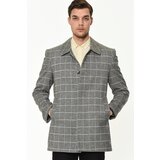 Dewberry PLT8206 MEN'S COAT-PLAIN GREY Cijene