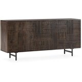 MOME Temno rjava komoda iz masivnega manga 160x75x40 cm Kalai – | Shoptok.si