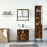  3-dijelni set kupaonskog namještaja boja hrasta drveni | shoptok.hr