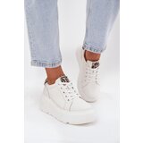 VINCEZA Leather Women's Sneakers on Platform Panterka | shoptok.hr